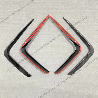 For BMW 4 Series G22 G23 Front Bumper Lip Splitter Air Vent