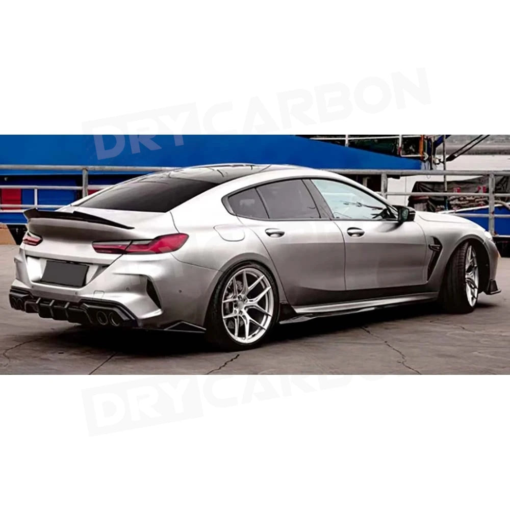 For BMW 8 Series G16 F93 Dry Carbon Fiber Side Skirts Aprons