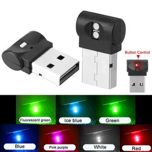MINI USB Foot Emergency Lighting Interior Plug Play Atmosphere