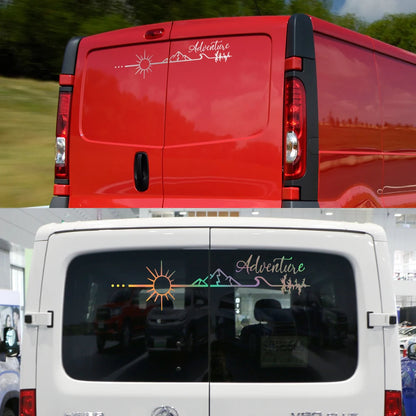For Camper Camping Adventure Vinyl Sticker Van SUV Motorhome