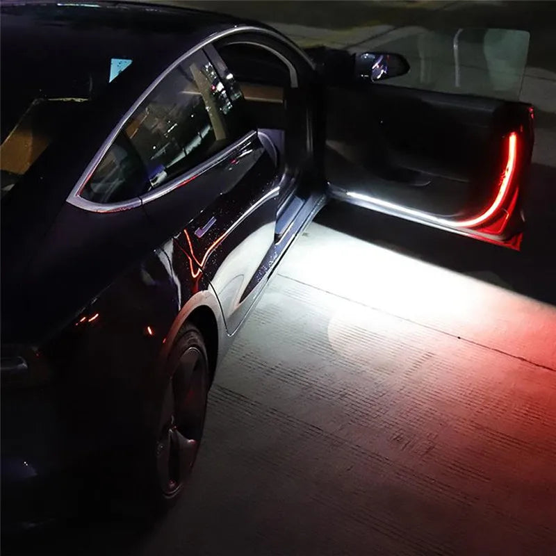 For VW BMW Audi Mercedes Door Opening Warning Strip 2PCS 120CM