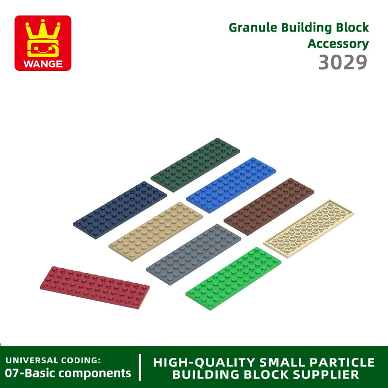 Wange 15PCS Lot 3029 4X12 Basic Board Building Blocks