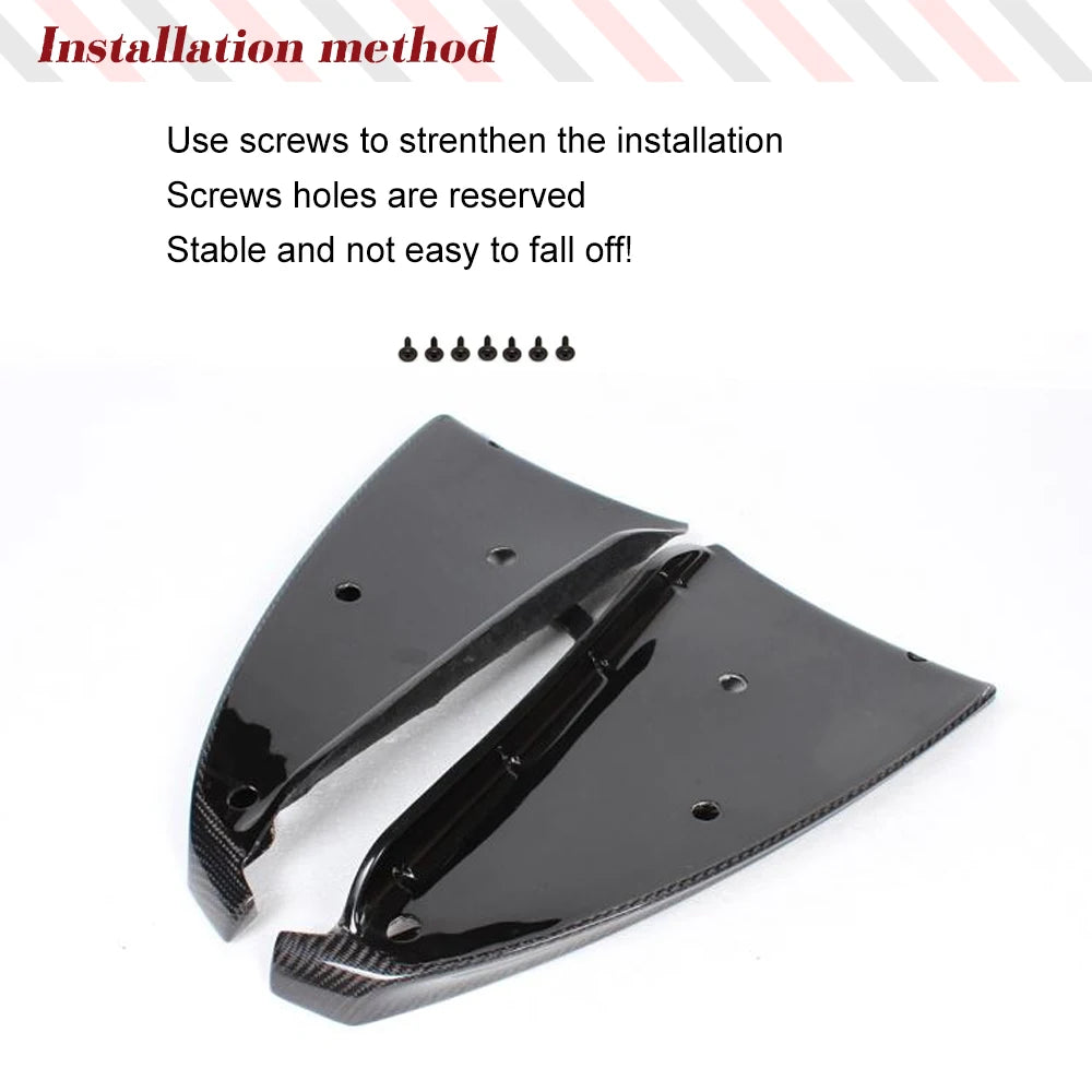 For BMW 1 Series E87 M Carbon Fiber Front Bumper Lip Splitters