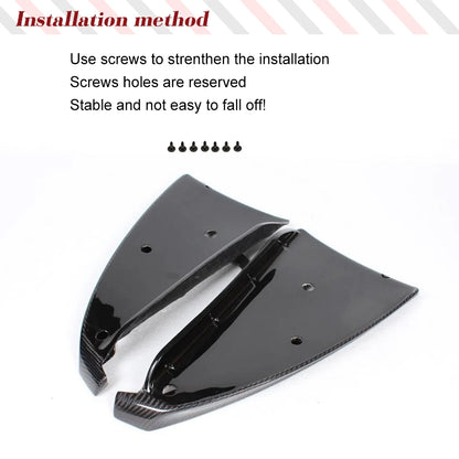 For BMW 1 Series E87 M Carbon Fiber Front Bumper Lip Splitters