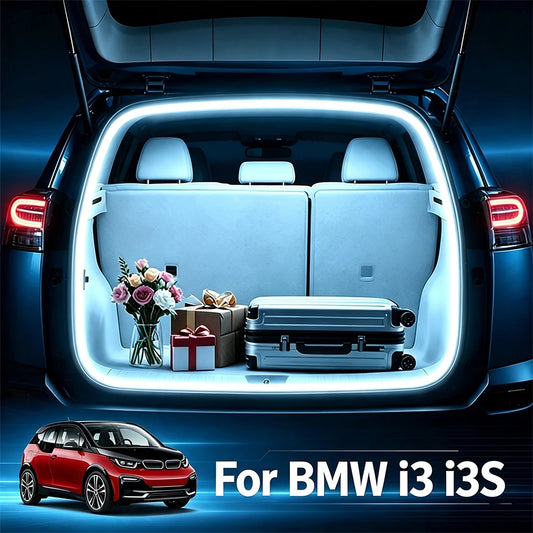 LED Car Trunk Light Strip For BMW I3 I3S Rear Boot Light Auto Automatic Induction Atmosphere Light Modification Interior