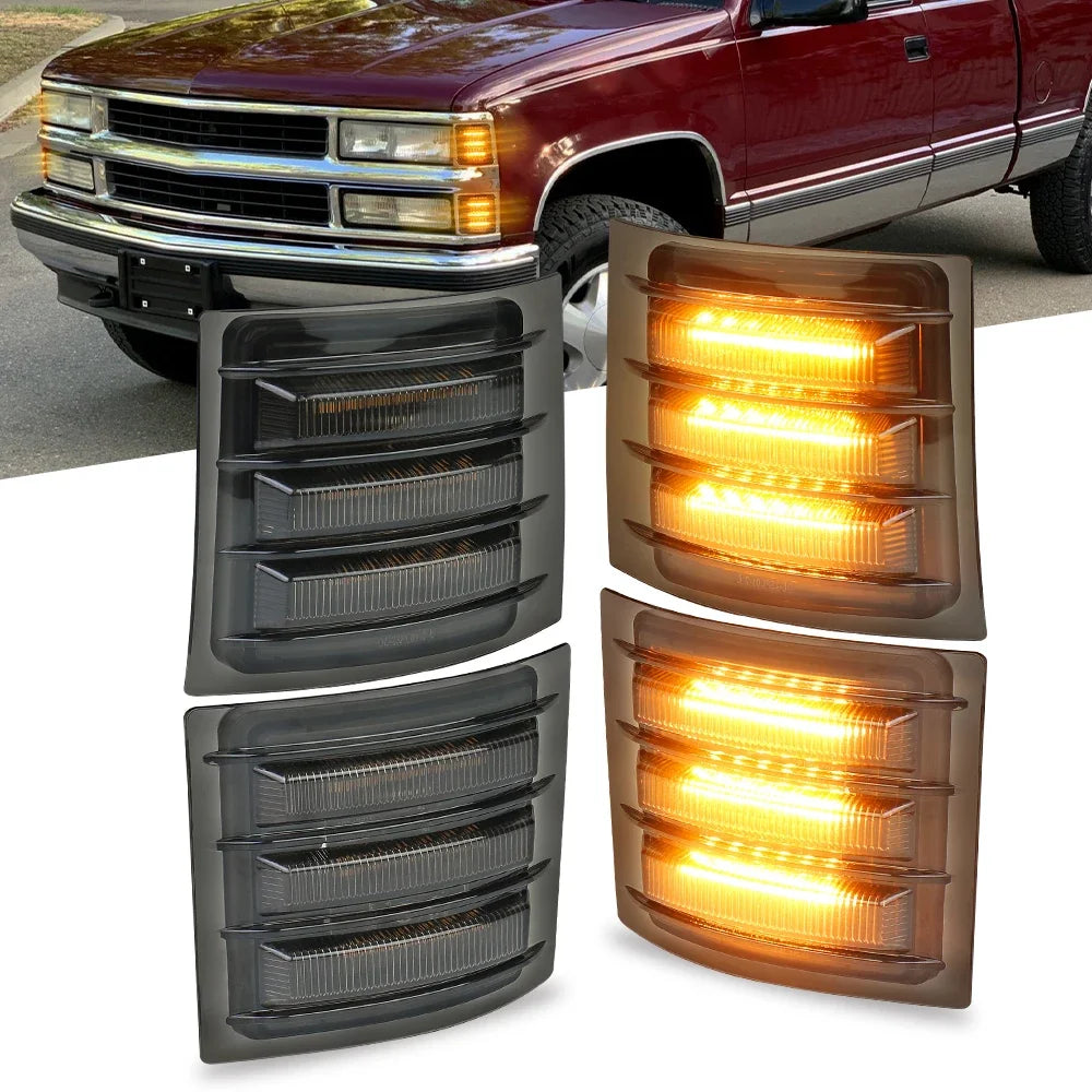 For Chevy C K 1500 2500 Povtor Corner Side Marker Turn Signal