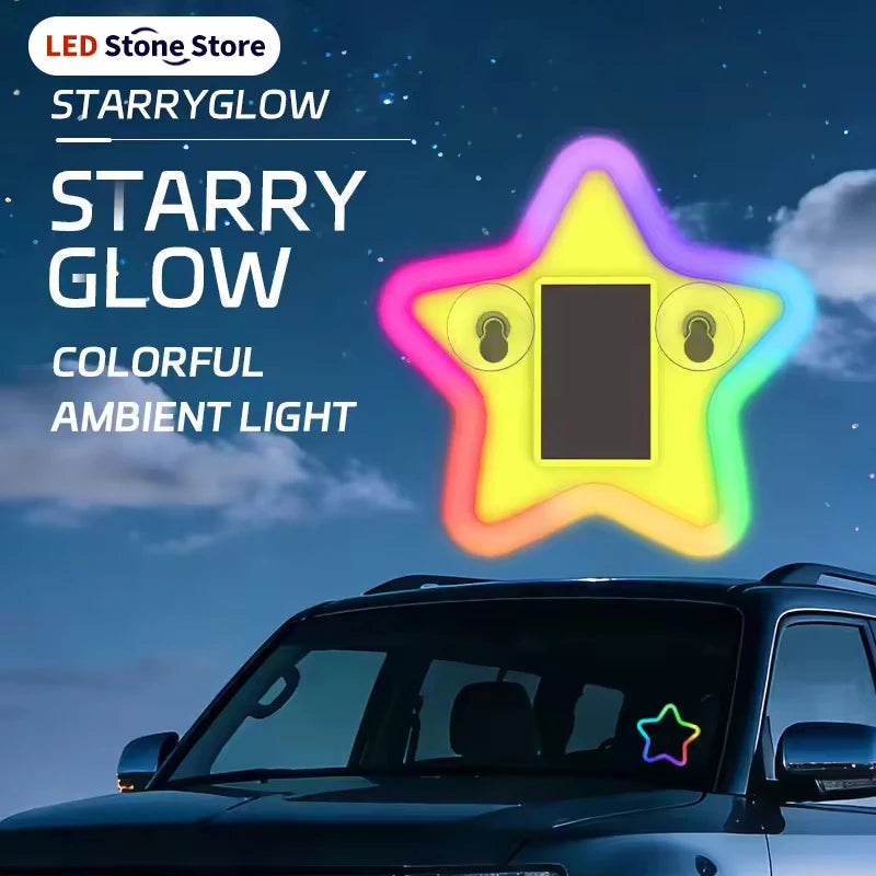 Solar Star Shaped Warning Triangular Windows Rear Cloud