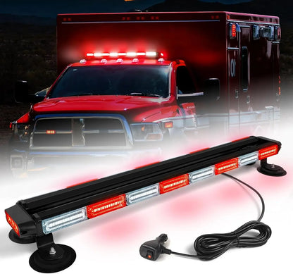 34inch Emergency Rooftop Strobe Bar Flashing Safety Traffic