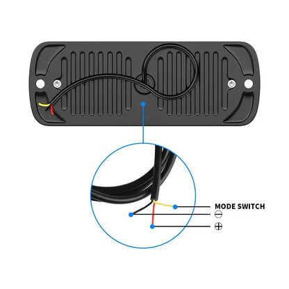1PC Red Blue White 20LED Strobe Flashing Side Marker