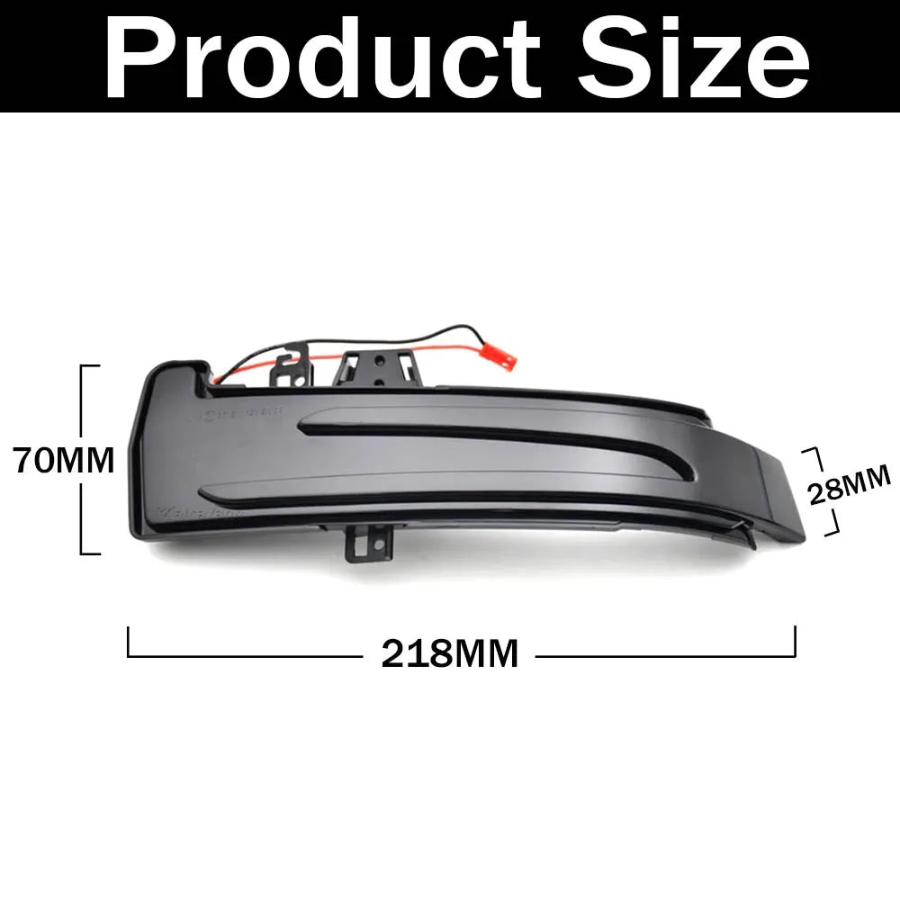 For Mercedes Benz W204 Cla A 2PCS B C E S Gla Glk Cls Class