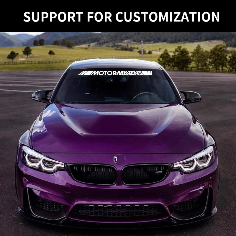 1PCS Sport Sticker Cool Front Rear Windshield Window Vinyl