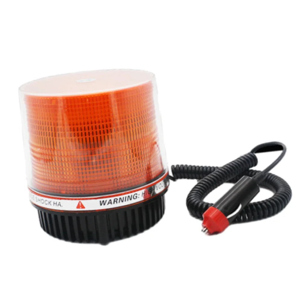 For Vehicles Equipped Magnetic Warning Amber Suitable A 12 V Dc