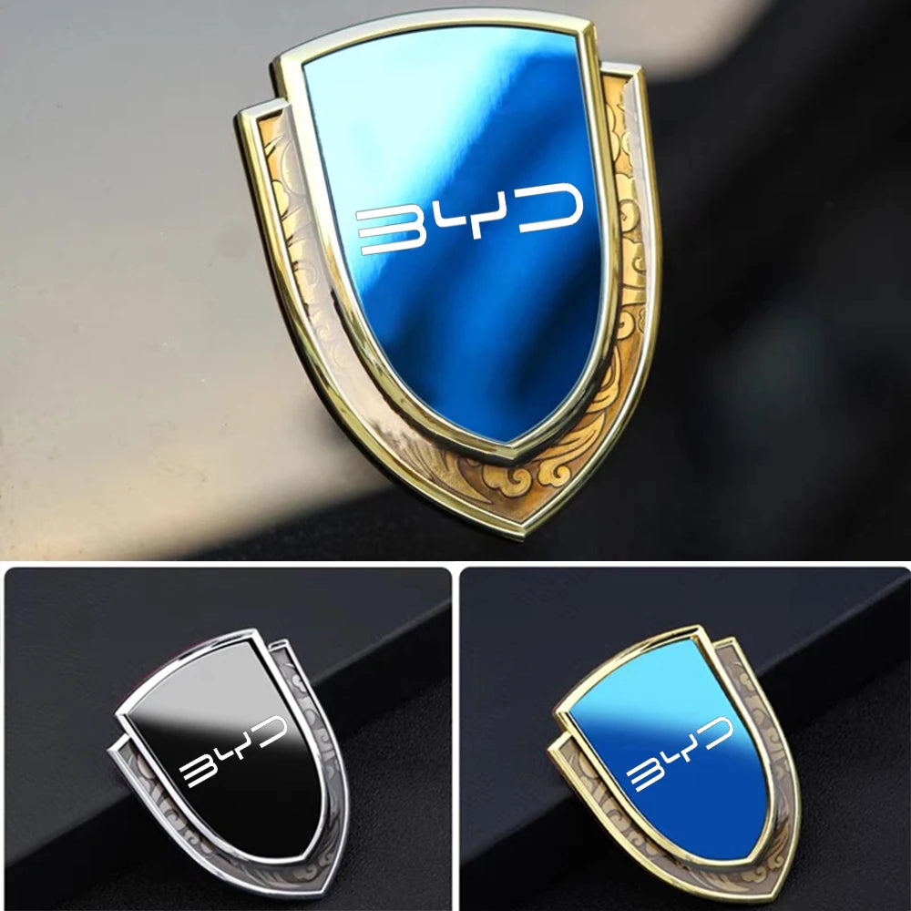 For BYD Atto 3 Act 3 Metal Trunk Window Side Emblem Badge Decal