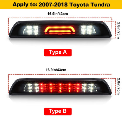 For Toyota Tundra 2007-2018 Third 3RD Tail Brake Reverse Cargo