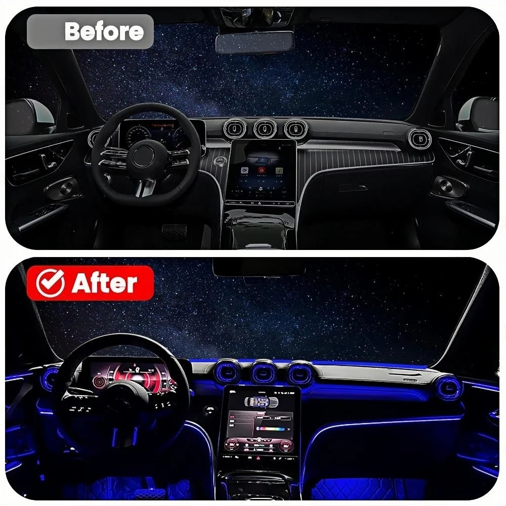 For Mercedes Benz W206 X254 C Class Color Ambient Instrument