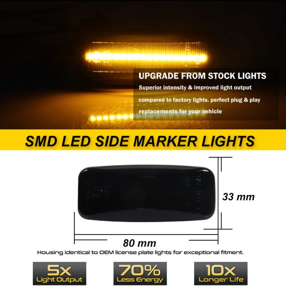 For Infiniti M35 M45 FX35 FX45 Front Side Marker Turn Signal
