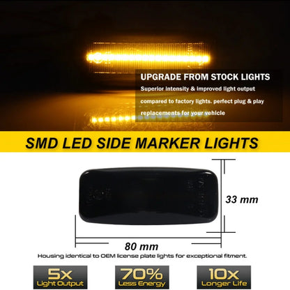 For Infiniti M35 M45 FX35 FX45 Front Side Marker Turn Signal
