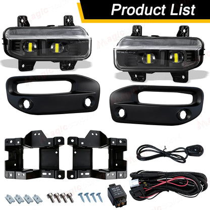 For Dodge Ram 2500 3500 2019 Fog Lamps 2020 2021 2022 2023 Front
