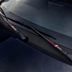 For Wiper Blade Arm Mirror Door Sport Letter Decal Panel 4PCS
