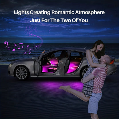 For Volkswagen Polo Interior Mood Ambient RGB 64-color Kit
