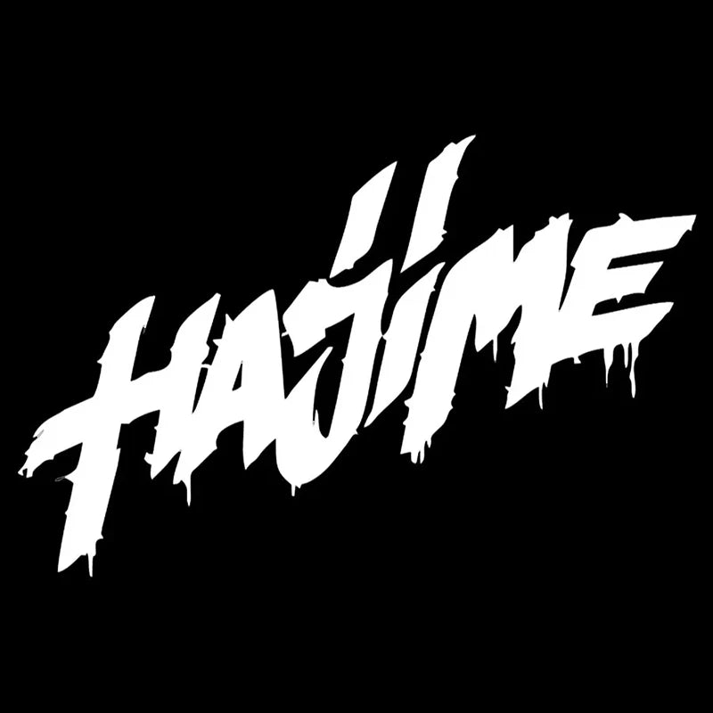 V1166 No Background Vinyl Decal Hajime Sticker Waterproof Decors