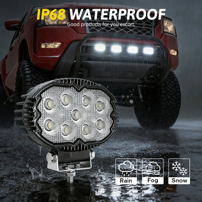 Hl 5.5-inch Elliptical Aluminum Alloy Casing Working Floodlight