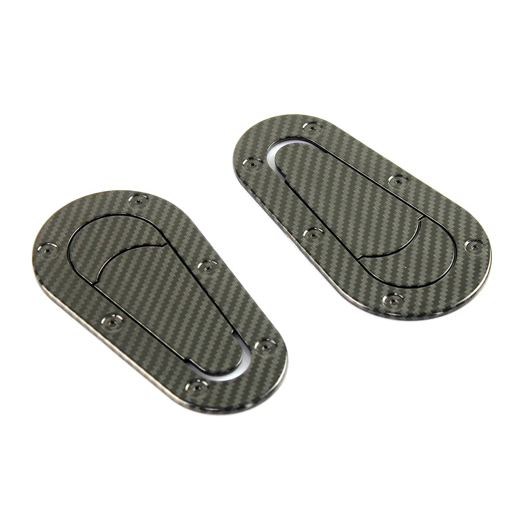 For Hood Lock Racing Bonnet Decorative r-ep Carbon Fiber Sticker