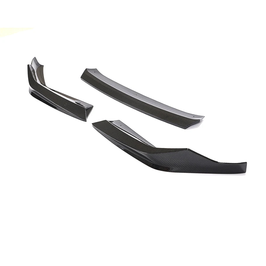 For BMW M5 F90 2021+ Carbon Fiber Front Bumper Diverter Spoiler