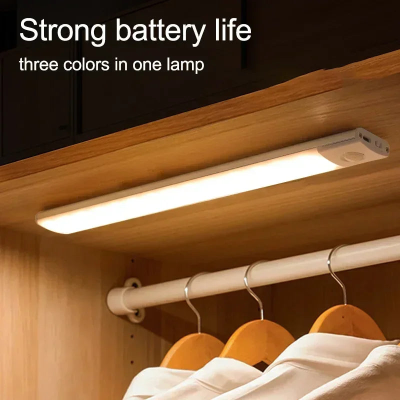 10-60cm Motion Sensor Under Cabinet Wireless Night USB