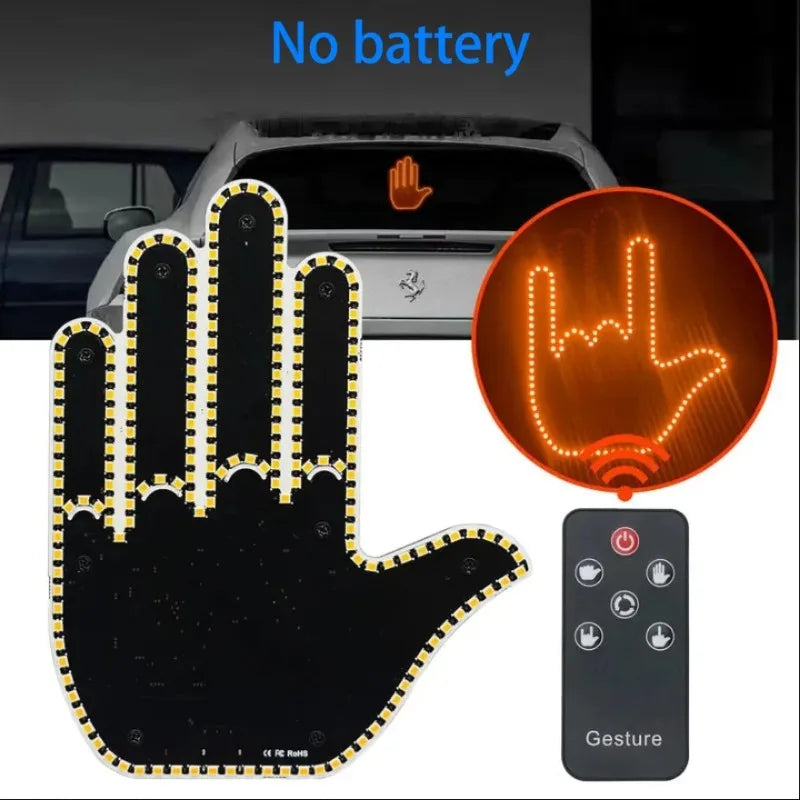 Finger Fun Interior Lighting Remote Control Rear Window