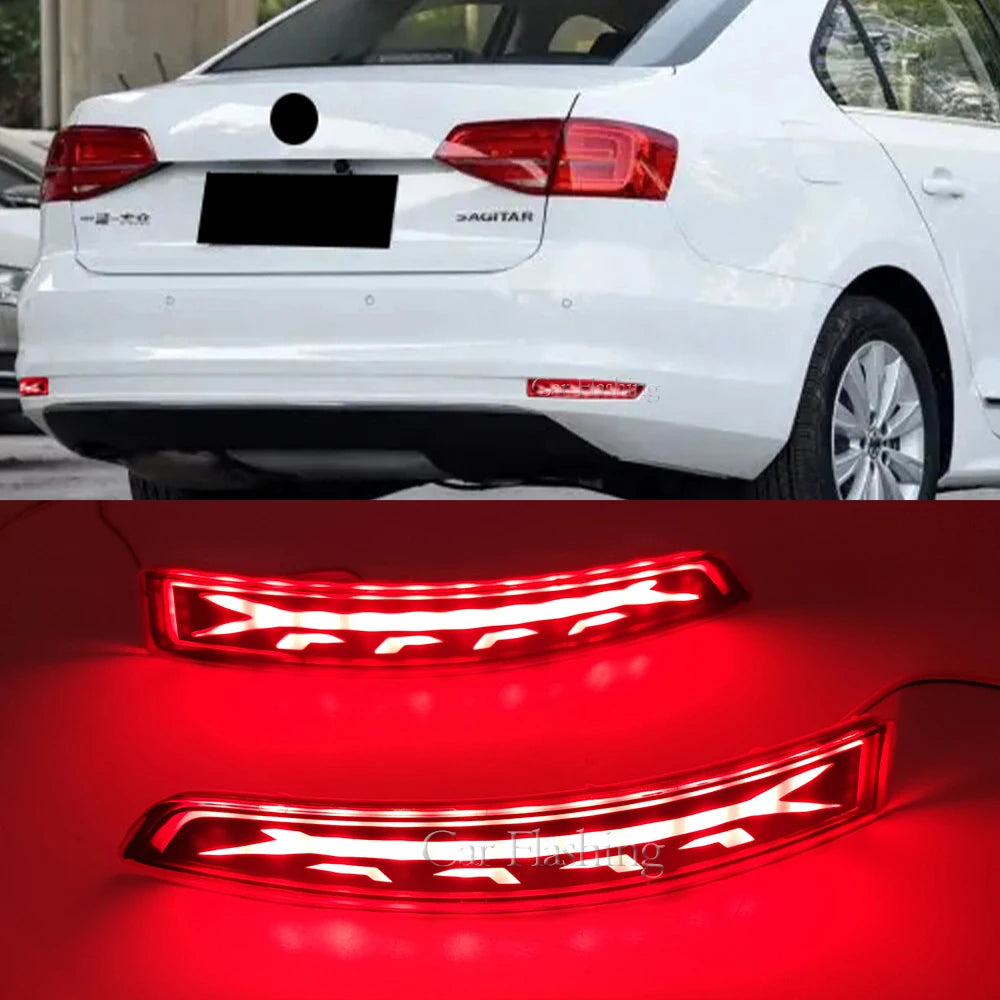 For Volkswagen Sagitar 2015 2016 2017 Set Rear Fog Bumper Turn