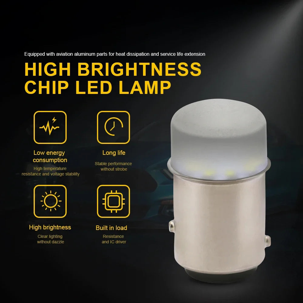 2PCS P21 5W ba15s 1156 P21W Bulb py21w bay15d