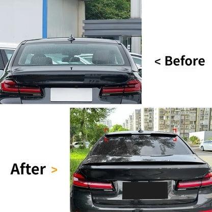 For BMW 5 Series G30 2018-2023 Roof Rear Wing Splitter Diffuser