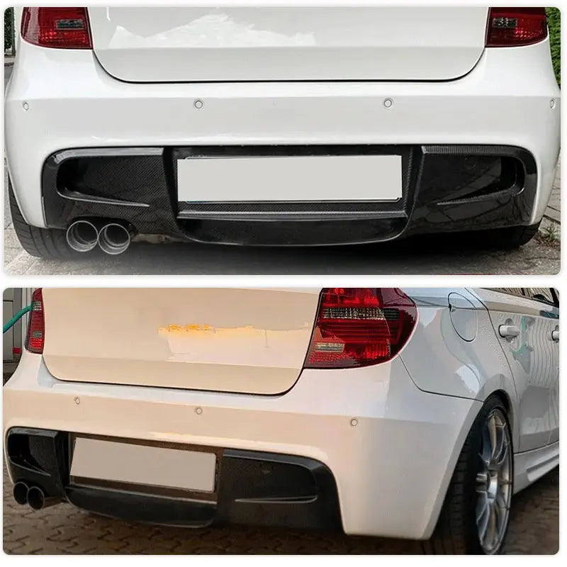 For BMW 1 Series E87 M-Sport Rear Bumper Diffuser Lip Spoiler