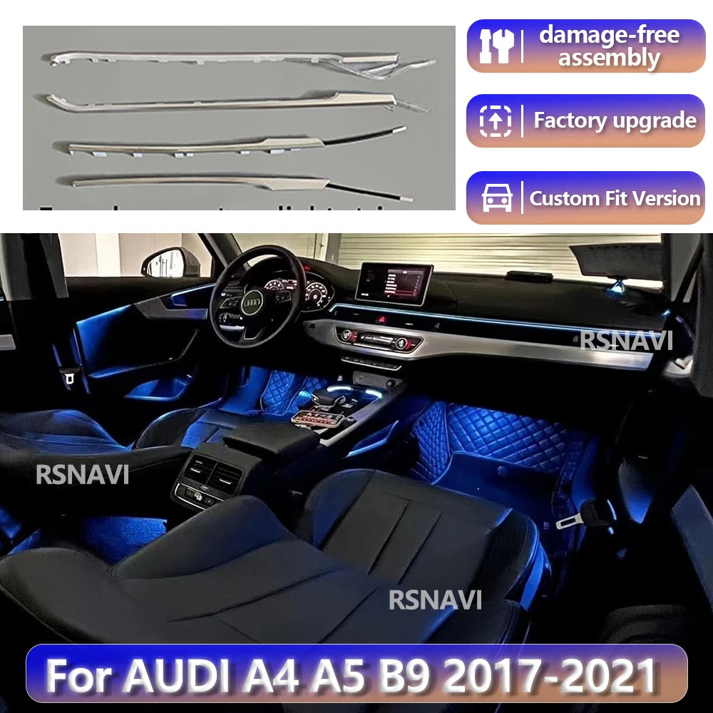 For Audi A4 A5 B9 RS4 RGB Color Streamer RS5 2017-2021 32colours