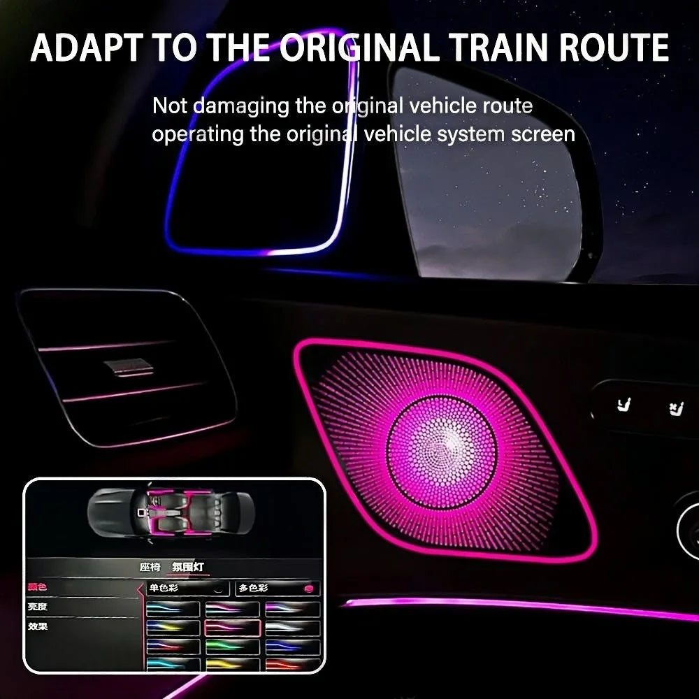 For Mercedes Benz Gle Gls W167 Colour Speaker Cover Ambient