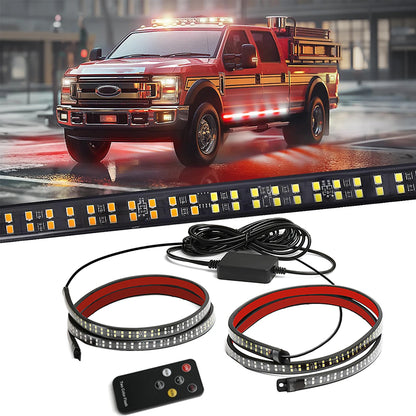 2PCS Side Bar Signal Warning Emergency Strobe Pickup Taillight