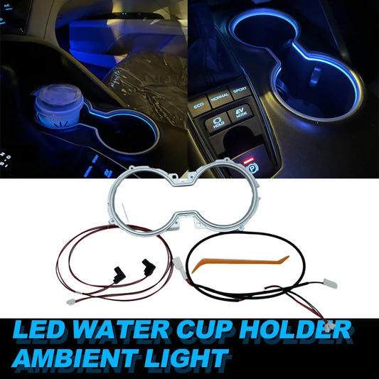 For Toyota Camry 8TH XV70 2018 Cup Holder Atmosphere Ice Blue