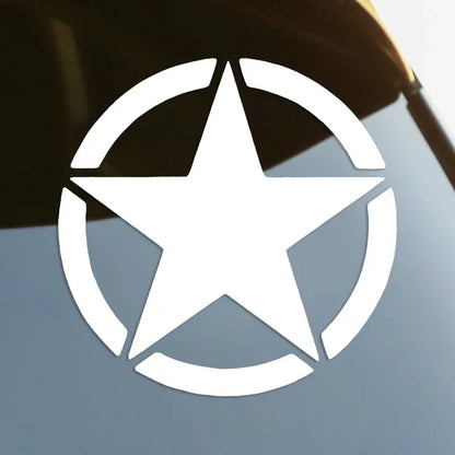 Sticker Military Star die-cut Vinyl Decal Waterproof Decors On