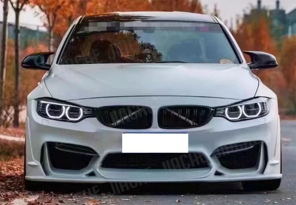 For BMW M3 M4 F80 F82 Carbon Fiber Front Lip Bumper Cover