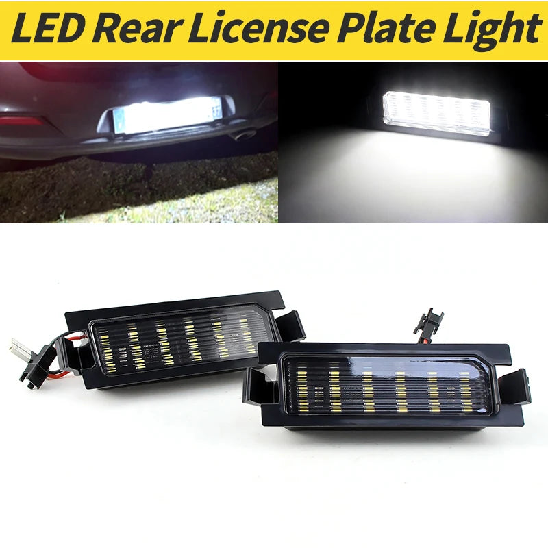 For Hyundai I30 Accent Elantra Gt 2PCS License Number Plate