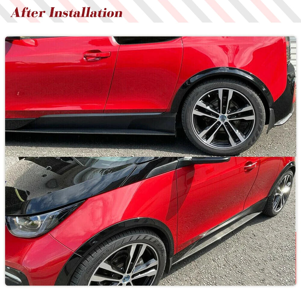 For BMW I3 I01 2014-2020 Carbon Side Skirts Fiber Door Bumper