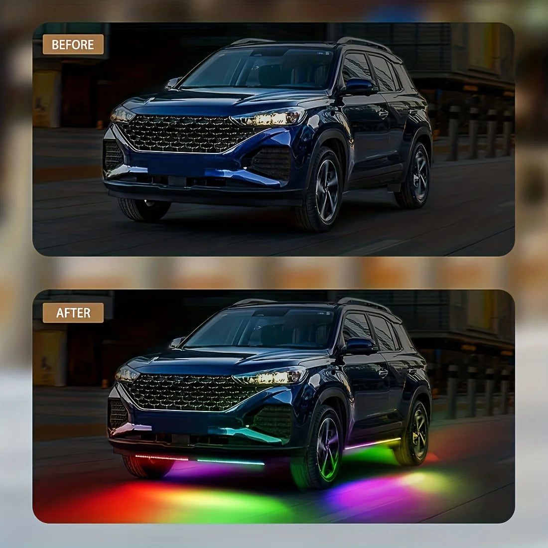 Colorful Underglow Strip 12V Flexible Underbody Ambient APP