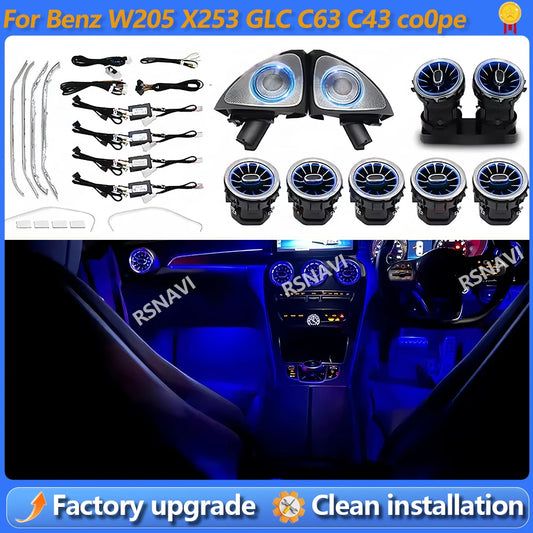 For Mercedes-Benz C Glc W205 X253 Colors Coupe Amg C43 C63 Mb