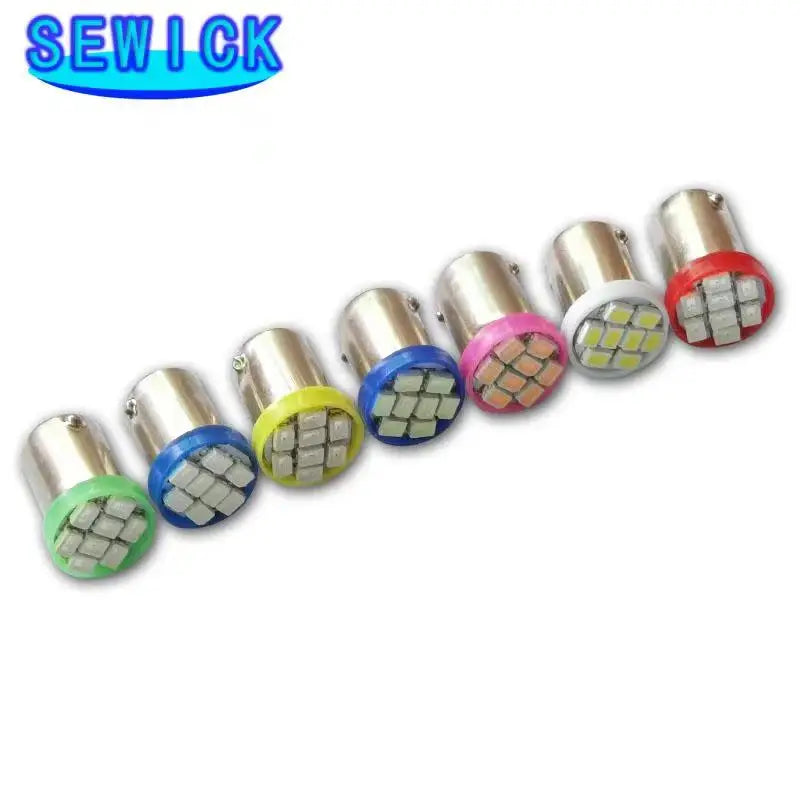 100PCS Ac 6.3v ba9s 8SMD 1206 Non Polarity Dc