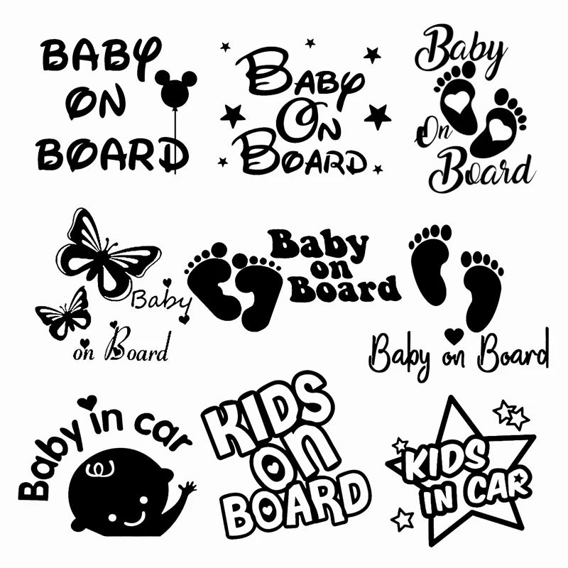 Lykx Sticker Hobby Boy Kids Baby On Board In