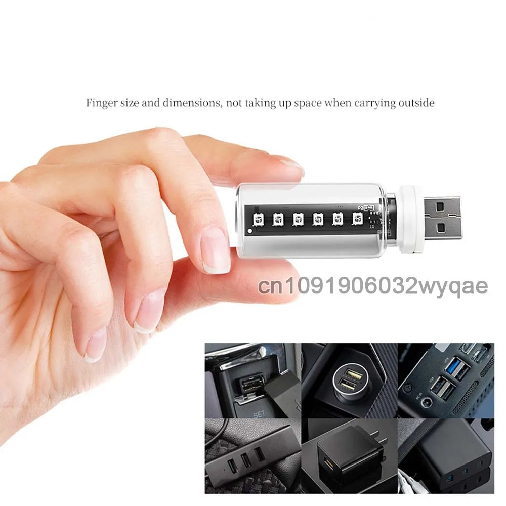 RGB USB Night Touch Dimmable Dynamic Portable Lighting Plug