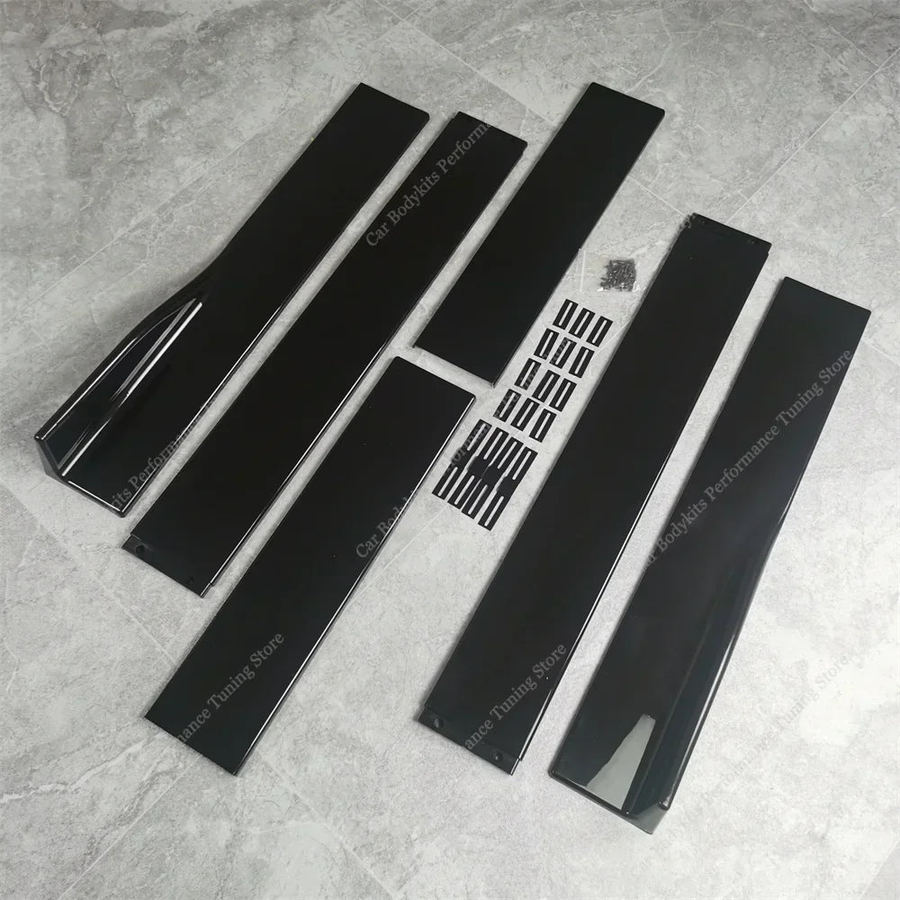 For BMW F10 F11 Side Skirts Extension Rocker Panels Lip
