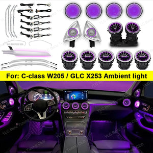 For Mercedes-Benz C Glc Class Coupe Ambient Colors W205 C43 C63