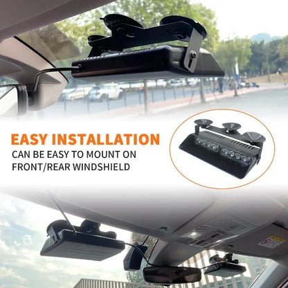 For Vehicles Front Rear Windshield In Emergency Strobe Suction